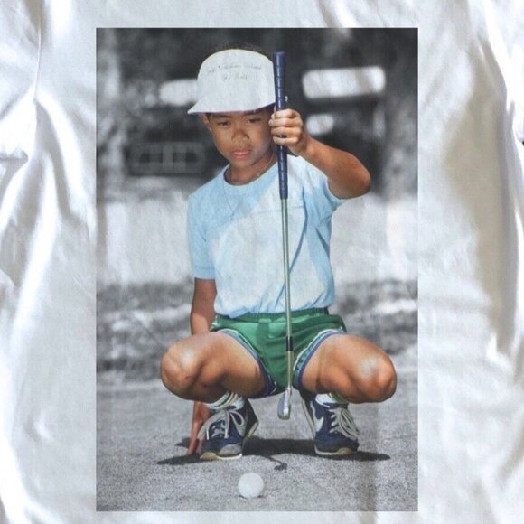 Tiger Woods Shirt Golf Legend Sports Fan Graphic Unisex T-Shirt 90 - Picture 2 of 5